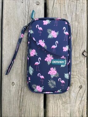 Defway Flamingo Travel Document Organizer RFID Protection Water Resistant